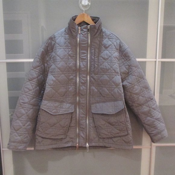 Dior Quilted Double Zip Goose Down Jacket